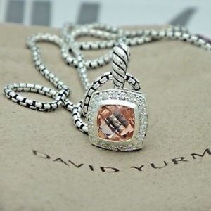 David Yurman Petite Morganite Albion Necklace